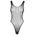 Cottelli - strasszos necc body (fekete) - (S-L)