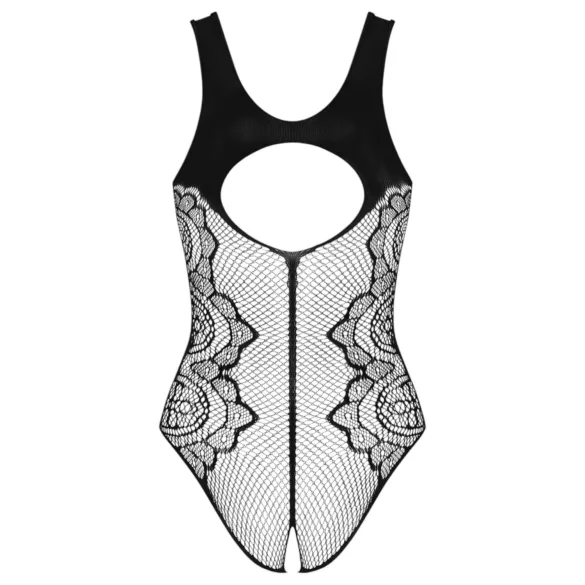 Obsessive B335 - átlátszó, nyitott body (fekete) - S-L