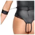 Cottelli Bondage - nyitott cici villantós body (fekete)