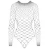 Cottelli - nyitott strasszos body (fekete) - S-L