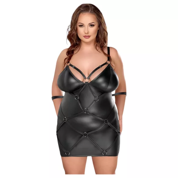 Cottelli Plus Size - ruha bilinccsel (fekete)