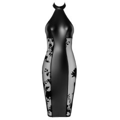 Noir - fényes-áttetsző nyakpántos ruha (fekete)
