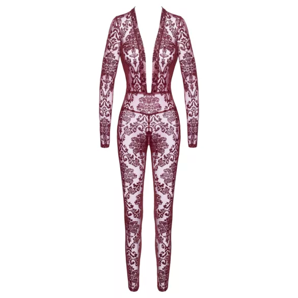 Noir Kink Royal - áttetsző cicaruha (piros)