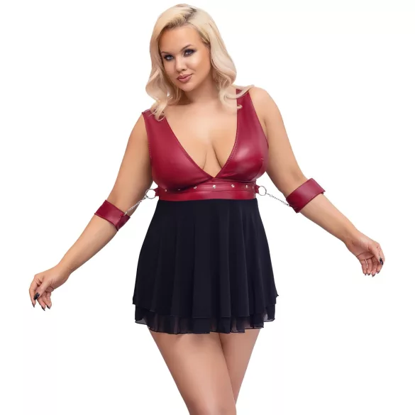 Cottelli Bondage Plus Size - babydoll (piros)