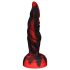 OgazR Hell Dong- barázdált dildó - 20 cm (piros)