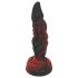 OgazR Hell Dong- barázdált dildó - 20 cm (piros)