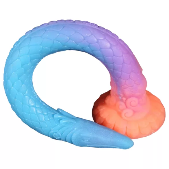OgazR XXL Eel - foszforeszkáló anál dildó - 47 cm (pink)