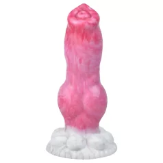 Animalorny Buldog - kutya pénisz dildó - 17 cm (pink)