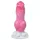 Animalorny Buldog - kutya pénisz dildó - 17 cm (pink)