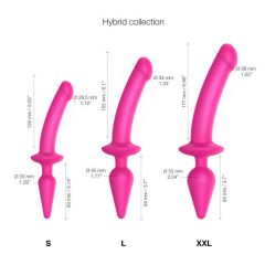   Strap-on-me Swith Semi-Realistic S - 2in1 szilikon dildó (pink)