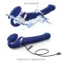 Strap-on-me S - felcsatolható, léghullámos vibrátor - (kék)