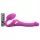 Strap-on-me S - felcsatolható léghullámos vibrátor (pink)