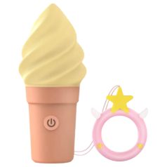 Love to Love Cand Ice - akkus csikló vibrátor (vanília)