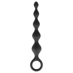 Dorcel Deep Feel - gyöngyös anál dildó (fekete)