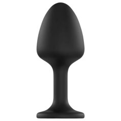   Dorcel Geisha Plug Diamond XL - fehér köves anál plug (fekete)