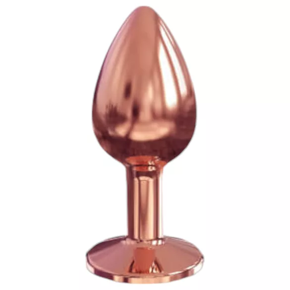 Dorcel Diamond Plug S - alumínium anál plug - kicsi (rózsaarany)