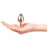 Dorcel Diamond Plug S - alumínium anál plug - kicsi (rózsaarany)