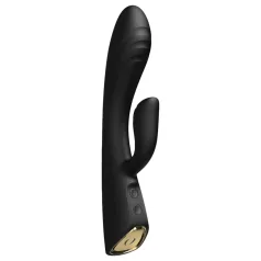   Dorcel Flexi Rabbit - melegítő csiklókaros vibrátor (fekete)