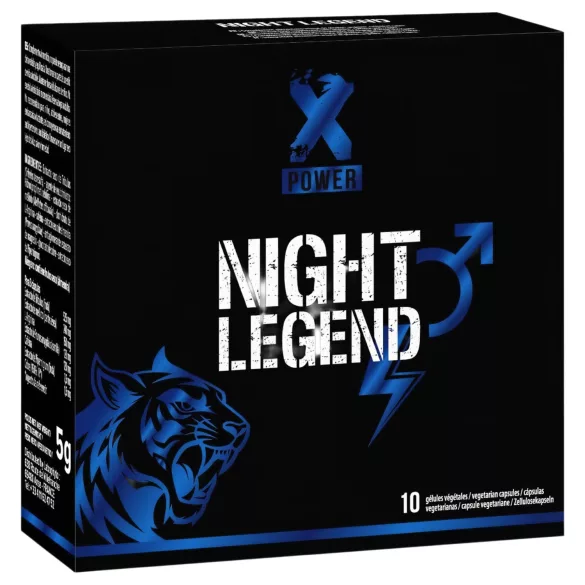 XPOWER Night Legend - étrend-kiegészítő kapszula férfiaknak (10 db)