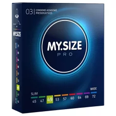 My.Size PRO - egyedi méretű óvszer - 49 mm (3 db)
