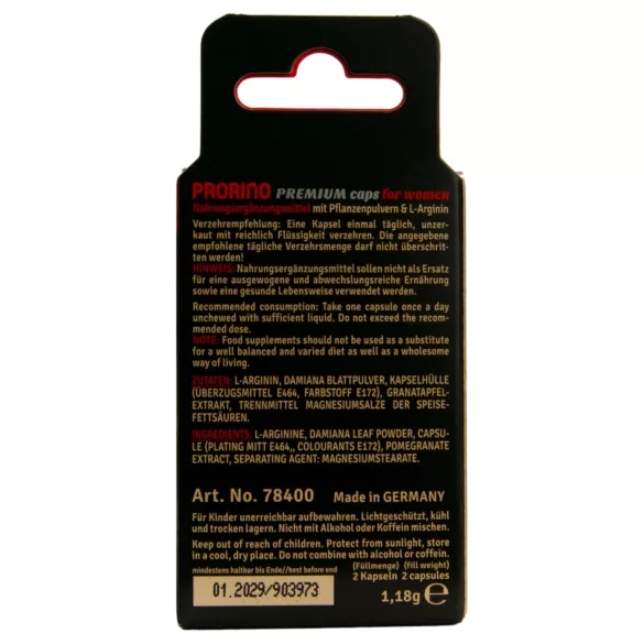PRORINO - étrend kiegészítő kapszula nőknek (2db)