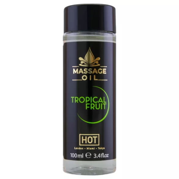 HOT bőrápoló masszázsolaj - trópusi gyümölcs (100ml)