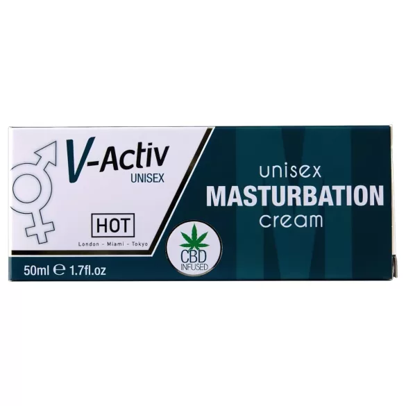 Hot V-Active - stimuláló unisex maszturbációs krém (50 ml)