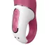 Satisfyer Petting Hippo - akkus, vízálló vibrátor (pink)
