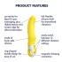 Satisfyer Yummy Sunshine - vízálló G-pont vibrátor (sárga)