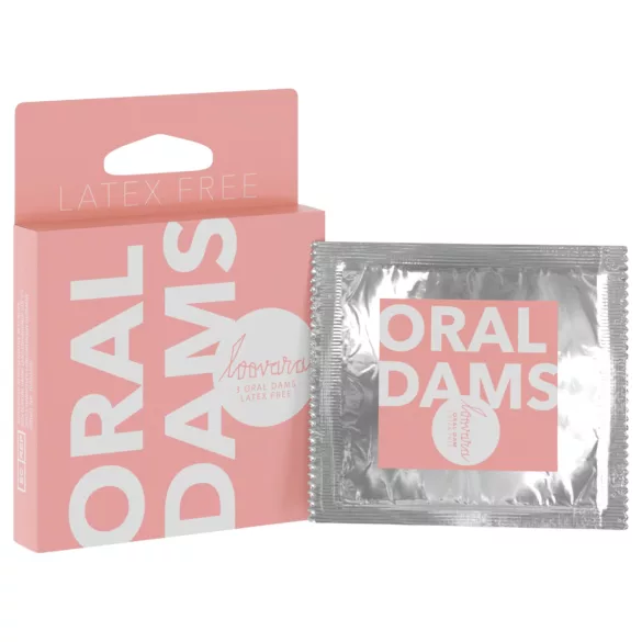 Loovara Oral Dams - latexmentes orál kendő (3db)