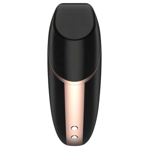 Satisfyer Love Triangle - okos léghullámos csiklóizgató (fekete)