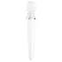 Satisfyer Double Wand-er - App-vezérelt masszírozó vibrátor (fehér)