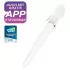Satisfyer Double Wand-er - App-vezérelt masszírozó vibrátor (fehér)