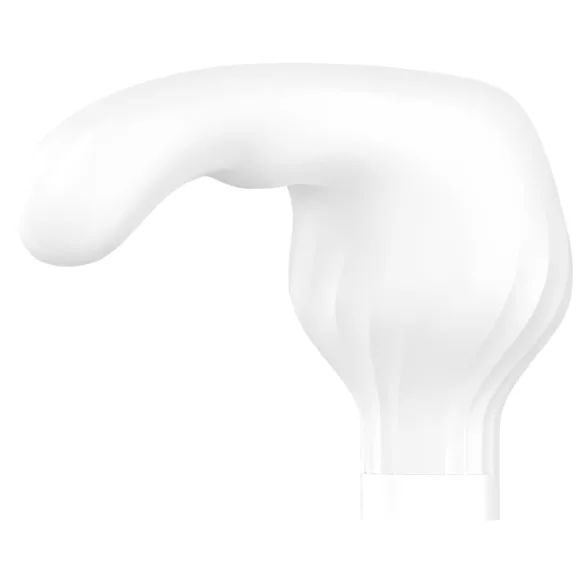 Satisfyer Double Wand-er - App-vezérelt masszírozó vibrátor (fehér)