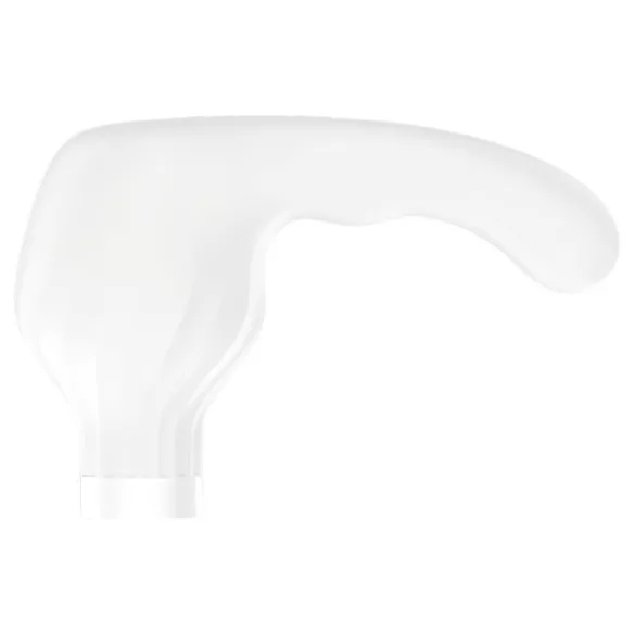 Satisfyer Double Wand-er - App-vezérelt masszírozó vibrátor (fehér)