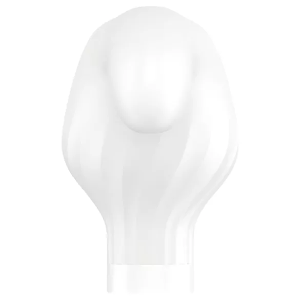 Satisfyer Double Wand-er - App-vezérelt masszírozó vibrátor (fehér)