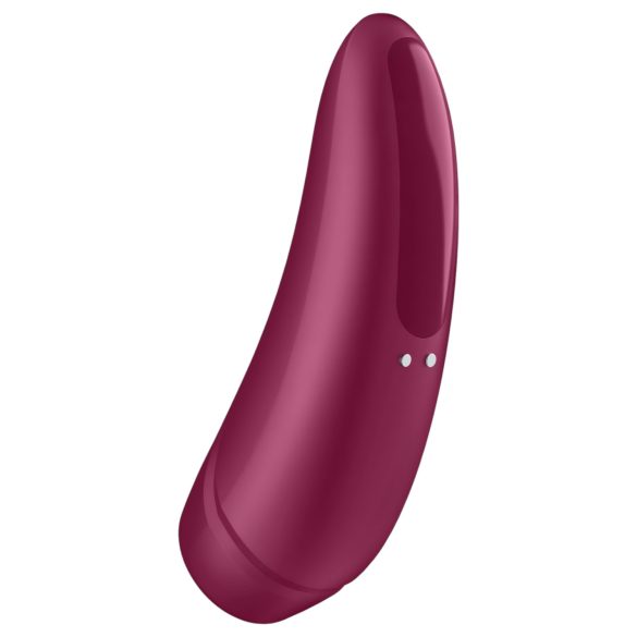 Satisfyer Curvy 1+ - okos léghullámos csiklóizgató (piros)