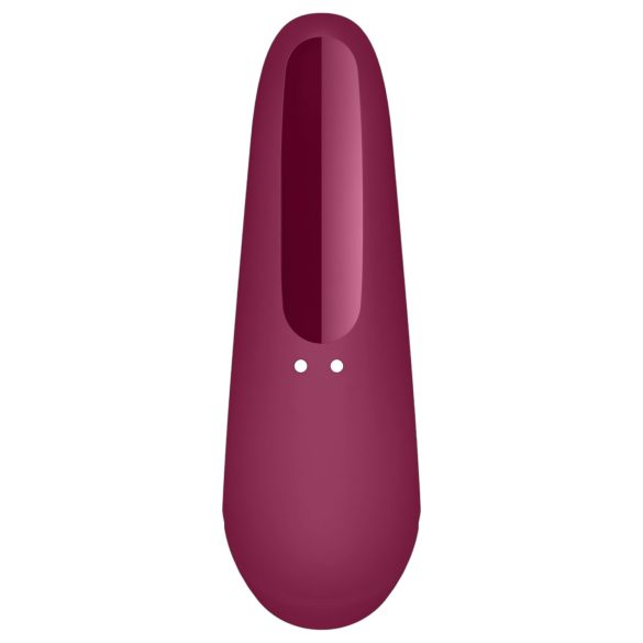 Satisfyer Curvy 1+ - okos léghullámos csiklóizgató (piros)