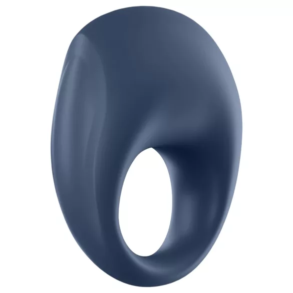 Satisfyer Strong One - App-vezérelt vibrációs péniszgyűrű, férfiaknak (kék)