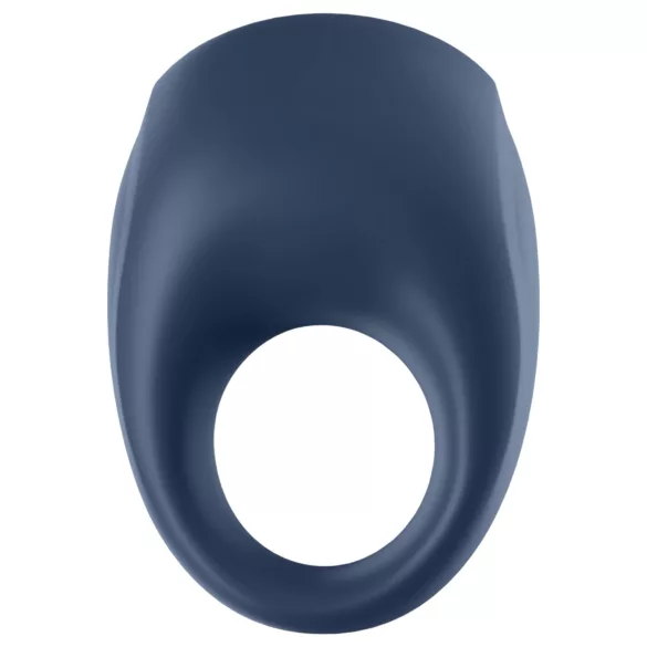 Satisfyer Strong One - App-vezérelt vibrációs péniszgyűrű, férfiaknak (kék)