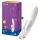 Satisfyer Double Flex - App-vezérelt csiklókaros vibrátor (fehér)