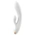 Satisfyer Double Flex – App-vezérelt csiklókaros vibrátor (fehér)