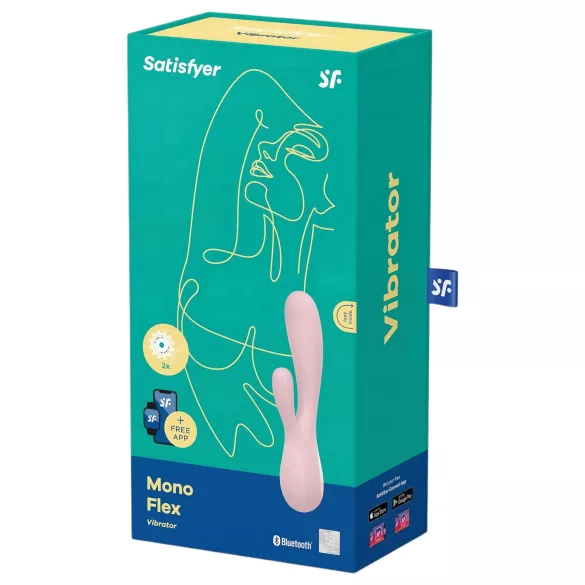 Satisfyer Mono Flex - okos vízálló vibrátor (pink)
