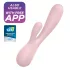 Satisfyer Mono Flex - okos vízálló vibrátor (pink)