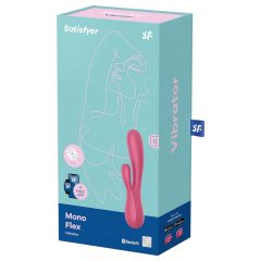  Satisfyer Mono Flex - okos, akkus, vízálló vibrátor (piros)
