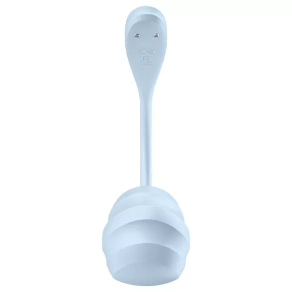 Satisfyer Smooth Petal - okos vibrációs tojás (kék)