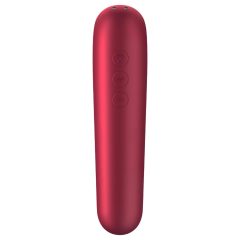   Satisfyer Dual Love - okos, akkus  hüvelyi és csiklóvibrátor (piros)
