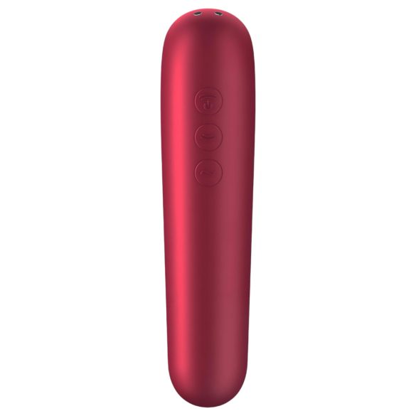 Satisfyer Dual Love - okos hüvelyi és csikló vibrátor (piros)
