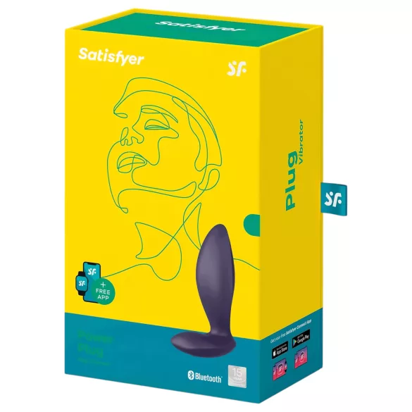 Satisfyer Power Plug - okos anál vibrátor (lila)