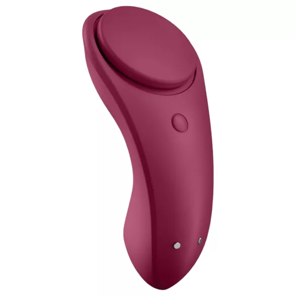 Satisfyer Sexy Secret – App-vezérelt bugyi vibrátor (piros)